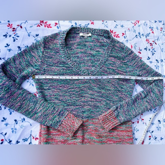 Madewell Spectrum Knit V Neck Sweater - Picture 4 of 11